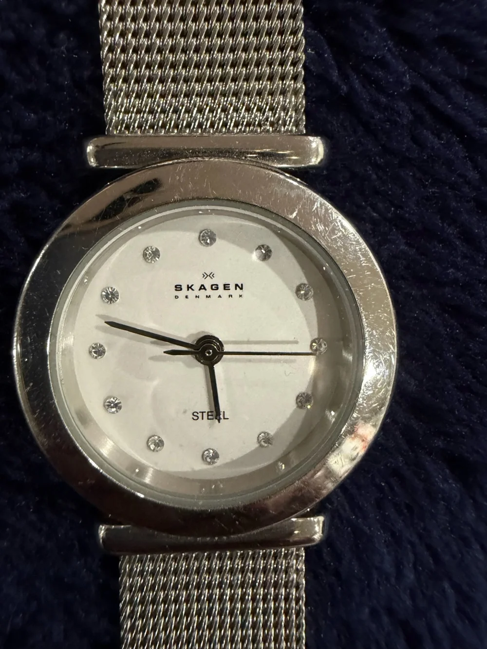 Skagen Silver Mesh Bracelet Watch for Women